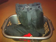 The trousers that walk right out of the laundry basket